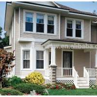 European style PVC/PVC/Vinyl lifting/single hung windows with grids designs for home, building, hotel.